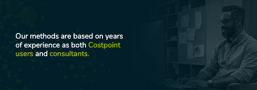 NeoSystems Costpoint assessment methods are based on years of experience