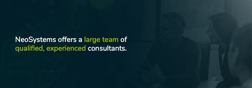 neosystems has a large team of costpoint consultants