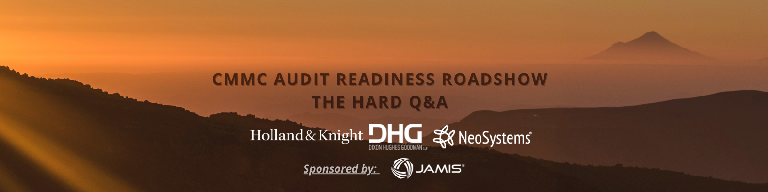 CMMC Audit Readiness Roadshow banner