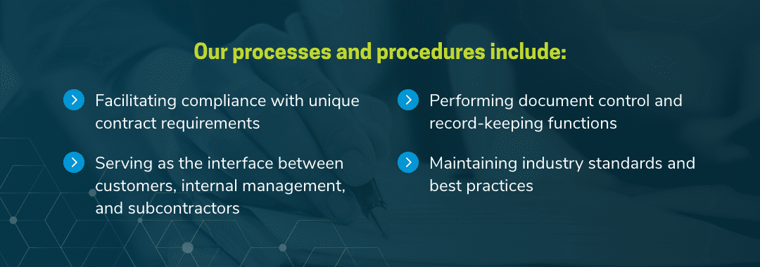 contract management process and procedures